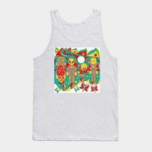 brick by brick in soccer board game ecopop in totonac aesthetics design Tank Top